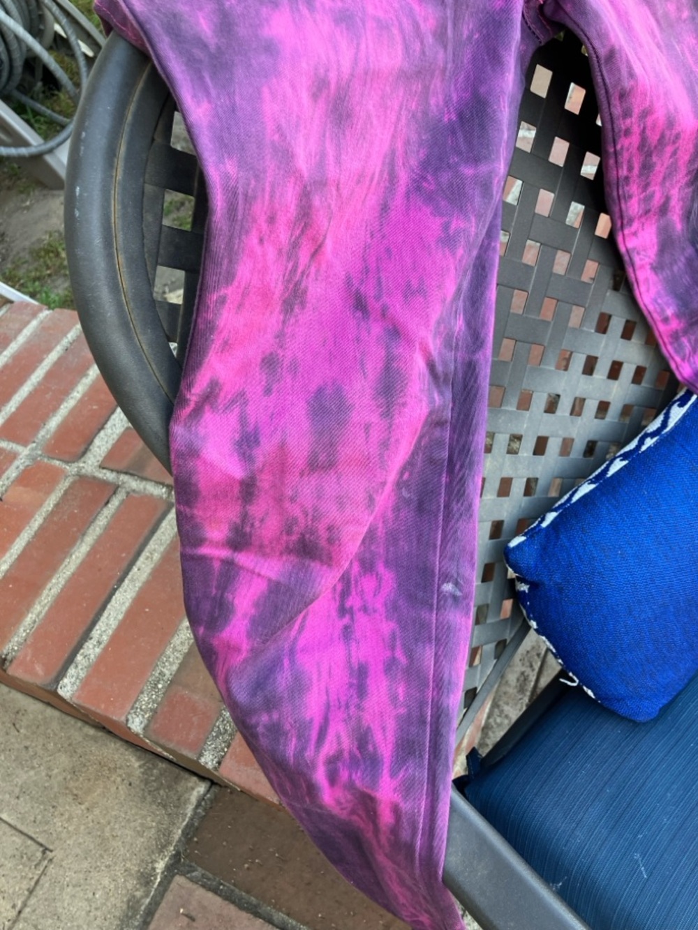 Tripp NYC Purple and Black Tie-Dye Skinny Jeans, size 5 - Picture 12 of 12